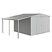 Biohort Seitendach (Passend für: Biohort Gerätehaus Europa Gr. 6/7, Silber Metallic, 3 x 1,5 m)