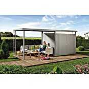 Biohort HighLine Seitendach (Passend für: Biohort Gerätehaus HighLine H3, Quarzgrau Metallic, 2,75 x 2,35 m)