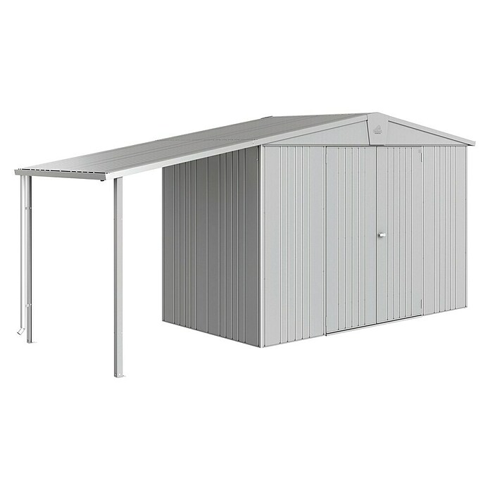 Biohort Seitendach (Passend für: Biohort Gerätehaus Europa Gr. 2, Silber Metallic, 1,56 x 1,5 m)