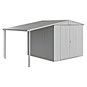 Biohort Seitendach (Passend für: Biohort Gerätehaus Europa Gr. 4/5, Silber Metallic, 2,28 x 1,5 m)