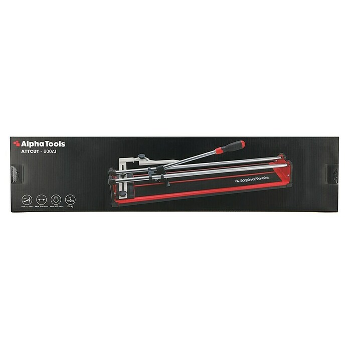 Alpha Tools Ručni rezač pločica  (Maksimalna dužina reza: 600 mm, Maksimalna debljina pločica: 12 mm) | BAUHAUS