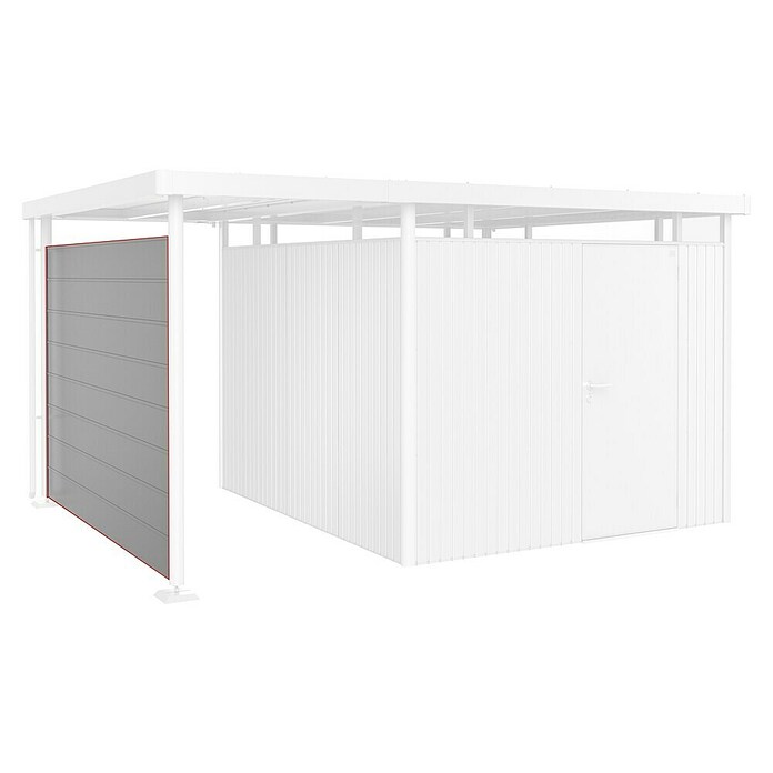 Biohort HighLine Seitenwand (Passend für: Biohort HighLine Seitendach H5, Silber Metallic)