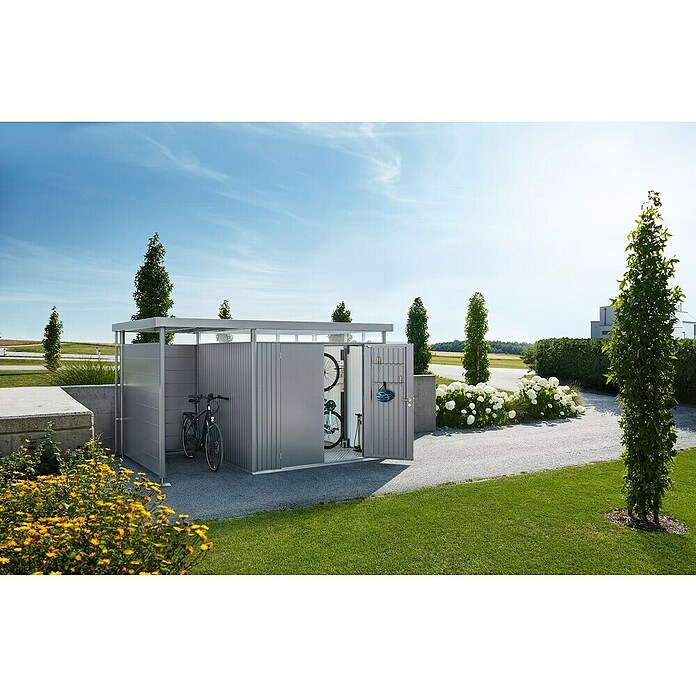 Biohort HighLine Seitenwand (Passend für: Biohort HighLine Seitendach H3, Quarzgrau Metallic)