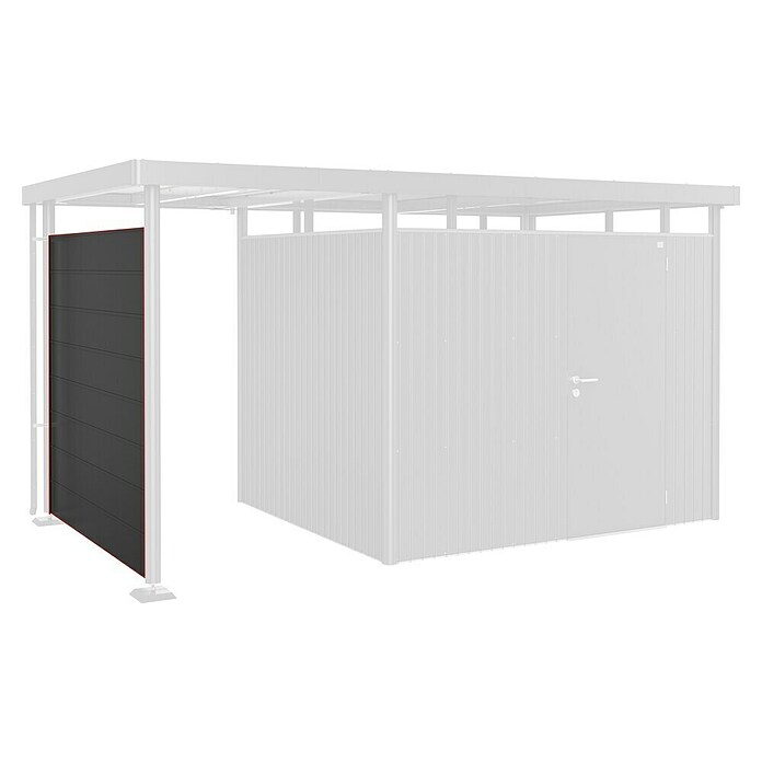 Biohort HighLine Seitenwand (Passend für: Biohort HighLine Seitendach H3, Dunkelgrau Metallic)