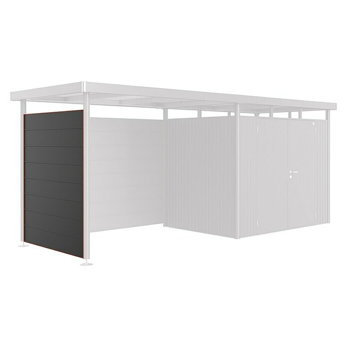 Biohort HighLine Seitenwand (Passend für: Biohort HighLine Seitendach H2, Dunkelgrau Metallic)