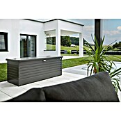 Biohort Garten-Aufbewahrungsbox FreizeitBox 180 (Dunkelgrau Metallic, 181 x 79 x 71 cm, Stahlblech)