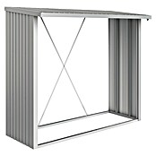 Biohort Kaminholzregal WoodStock (Silber Metallic, 1,02 x 2,29 x 1,99 m, Stahlblech)