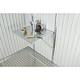 Biohort Klapptisch (Passend für: Biohort Gerätehäuser, Biohort Geräteschrank, 0,58 x 0,69 m)