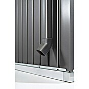 Biohort Europa Regenfallrohr-Set (Dunkelgrau Metallic, Länge: 1,7 m)