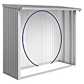 Biohort Rückwand WoodStock 230 (Silber Metallic, 2,18 x 1,97 m)