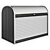 Biohort Garten-Aufbewahrungsbox StoreMax 190 (Dunkelgrau Metallic, 190 x 97 x 136 cm, Stahlblech)