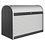 Biohort Garten-Aufbewahrungsbox StoreMax 190 (Dunkelgrau Metallic, 190 x 97 x 136 cm, Stahlblech)