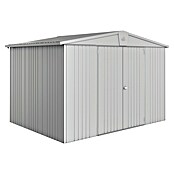 Biohort Gerätehaus Europa (Silber Metallic, 2,28 x 3,16 x 2,09 m, Stahlblech)
