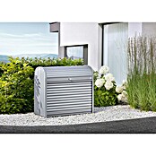 Biohort Garten-Aufbewahrungsbox StoreMax 120 (Silber Metallic, 117 x 73 x 109 cm, Stahlblech)