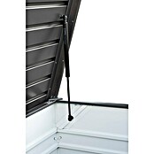 Biohort Garten-Aufbewahrungsbox FreizeitBox 180 (Dunkelgrau Metallic, 181 x 79 x 71 cm, Stahlblech)