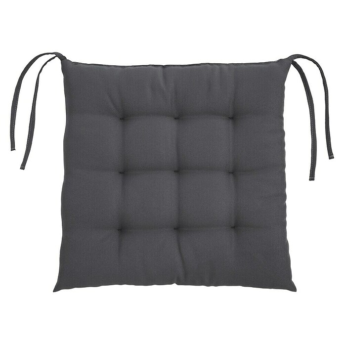 Sunfun Sitzkissen Nils (L x B x H: 40 x 40 x 4 cm, Grau, 100% Polyester) | BAUHAUS