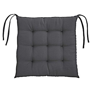 Sunfun Sitzkissen Nils (L x B x H: 40 x 40 x 4 cm, Grau, 100% Polyester)