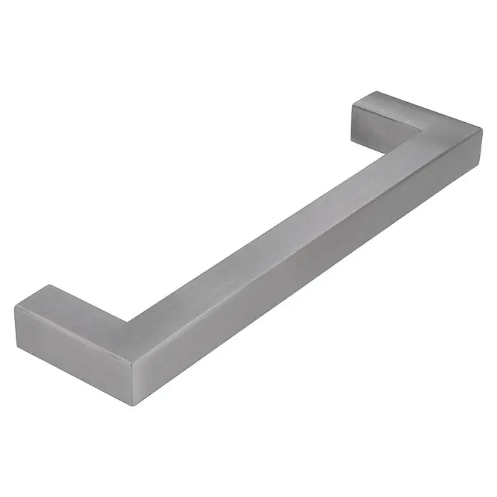 Siro Möbelgriff - Typ Möbelgriff: Bügel, Sonstige, Sonstige, Länge: 140 mm, Rechteckig - Elegante, gebürstete Griffleiste in Silber für Möbel und Schubladen, die ein modernes Design und eine praktische Funktionalität vereint.