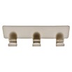 Siro Hakenleiste 2178-114ZN4KV1S (L x H: 114 x 16 mm, Anzahl Haken: 3 Stk., Vernickelt matt) | BAUHAUS