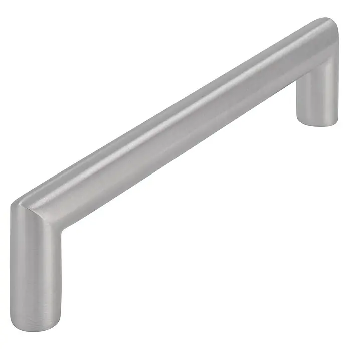 Siro Möbelgriff - Typ Möbelgriff: Bügel, Sonstige, Sonstige, Länge: 140 mm - Silberfarbener Möbelgriff aus Metall. Ideal für Küchen, Badezimmer & andere Möbel. Das minimalistische Design wertet jeden Raum optisch auf.