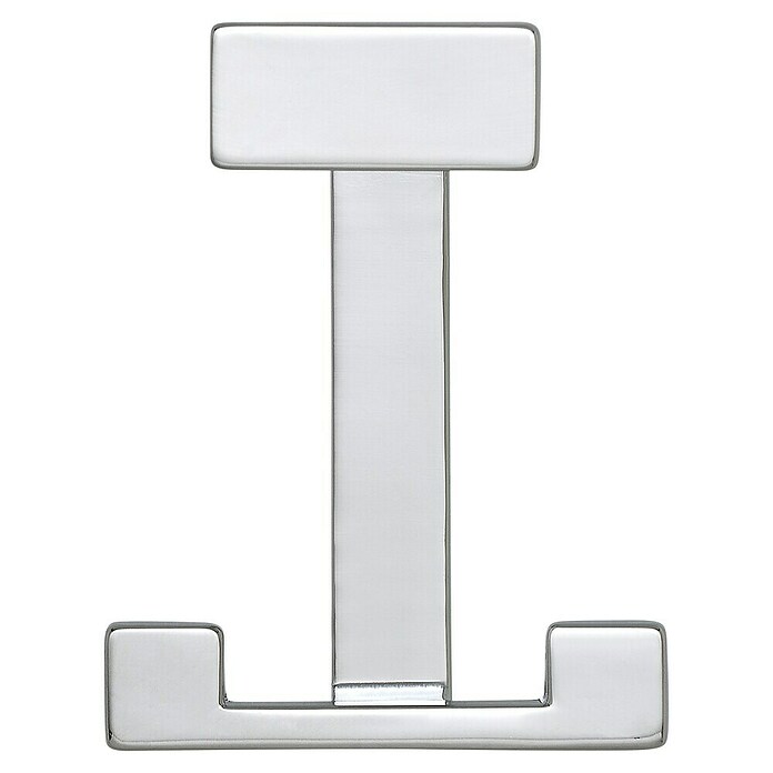 Siro Garderobenhaken 2324/ZN1 (L x B x H: 70 x 92 x 80 mm, Anzahl Haken: 1 Stk., Farbe: Chrom) | BAUHAUS