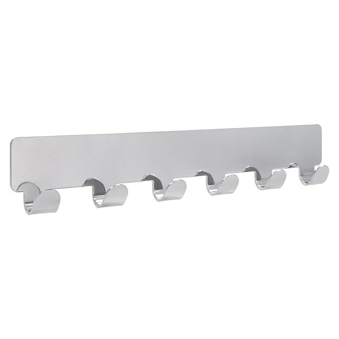 Siro Garderobenleiste 2178-240ZN1KV1S (L x B x H: 240 x 41 x 16 mm, Metall, Silber) | BAUHAUS