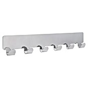 Siro Garderobenleiste 2178-240ZN1KV1S (L x B x H: 240 x 41 x 16 mm, Metall, Silber) | BAUHAUS