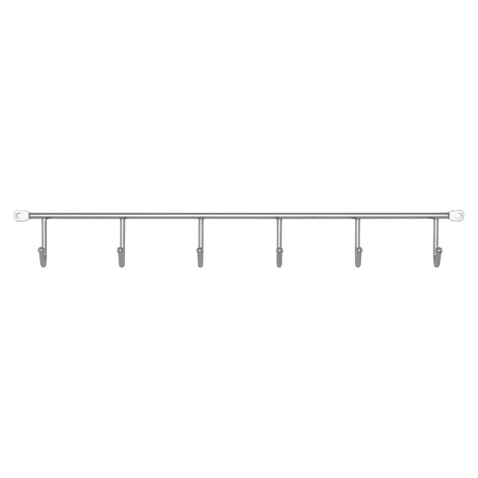 Siro Garderobenleiste 2081-420ZN1 (L x B x H: 420 x 53 x 32 mm, Anzahl Haken: 6 Stk.) | BAUHAUS