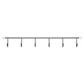 Siro Garderobenleiste 2081-420ZN1 (L x B x H: 420 x 53 x 32 mm, Anzahl Haken: 6 Stk.) | BAUHAUS