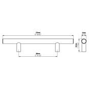 Siro Möbelgriff (Typ Möbelgriff: Stange, Sonstige, Sonstige, Länge: 176 mm) | BAUHAUS