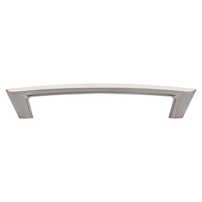 Siro Möbelgriff - Typ Möbelgriff: Bügel, Sonstige, Vernickelt, Breite: 19 mm - Die gebogene Schubladenleiste in Nickeloptik ist ideal für Möbel und Küchen und bringt Eleganz in Ihr Interieur. Perfekt für Schubladen und Schränke!