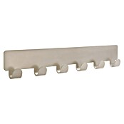 Siro Garderobenleiste 2178-240ZN4KV1S (L x B x H: 240 x 41 x 16 mm, Metall, Silber) | BAUHAUS