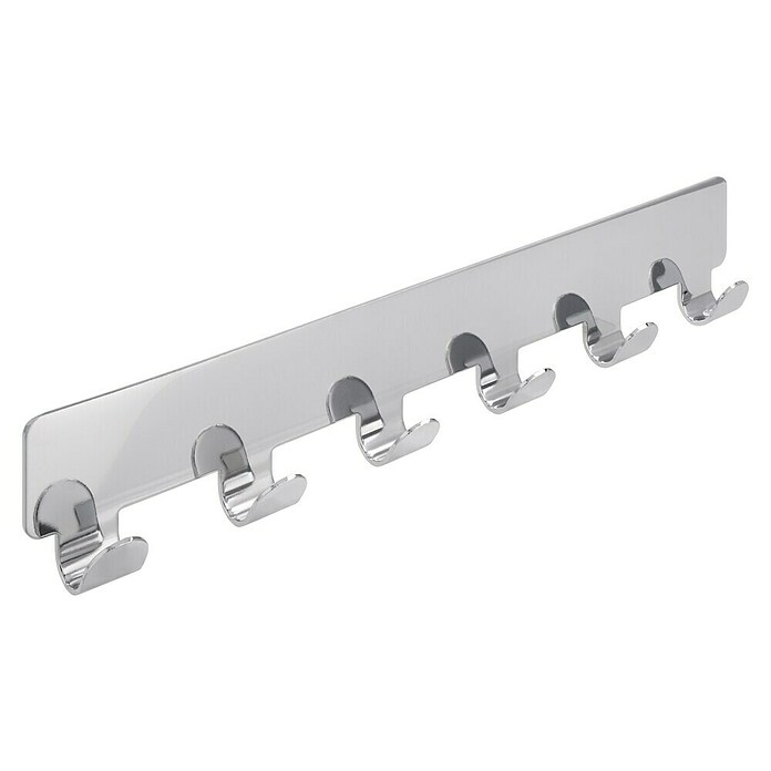 Siro Garderobenleiste 2178-240ZN1KV1S (L x B x H: 240 x 41 x 16 mm, Metall, Silber) | BAUHAUS
