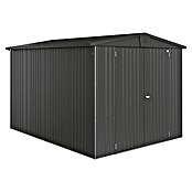 Biohort Gerätehaus Europa (Dunkelgrau Metallic, 3 x 2,44 x 2,03 m, Stahlblech)
