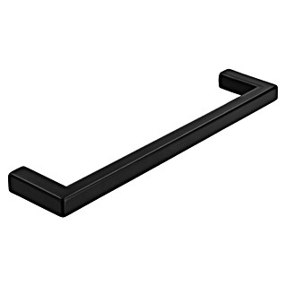 Siro Möbelgriff (Typ Möbelgriff: Bügel, L x B: 136 x 8 mm, Schwarz, Material Möbelgriff: Stahl)