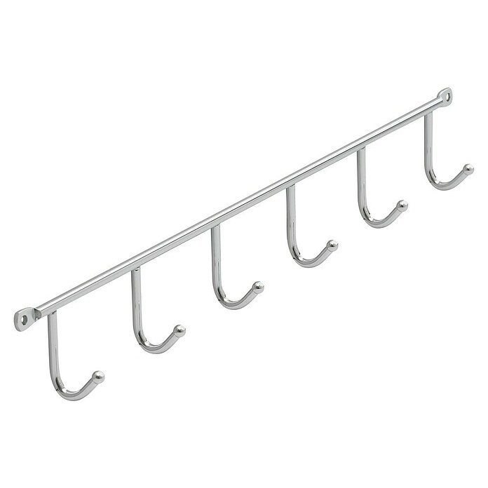 Siro Garderobenleiste 2081-420ZN1 (L x B x H: 420 x 53 x 32 mm, Anzahl Haken: 6 Stk.) | BAUHAUS