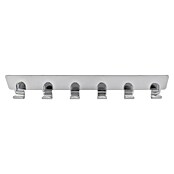 Siro Garderobenleiste 2178-240ZN1KV1S (L x B x H: 240 x 41 x 16 mm, Metall, Silber) | BAUHAUS