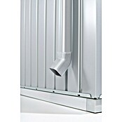Biohort Europa Regenfallrohr-Set (Silber Metallic, Länge: 1,7 m)
