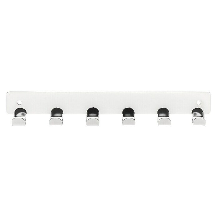 Siro Garderobenleiste 1603-240ZN1 (L x B x H: 240 x 41 x 16 mm, Anzahl Haken: 6 Stk., Verchromt poliert) | BAUHAUS