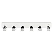 Siro Garderobenleiste 1603-240ZN1 (L x B x H: 240 x 41 x 16 mm, Anzahl Haken: 6 Stk., Verchromt poliert) | BAUHAUS