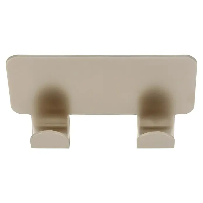 Siro Garderobenleiste 2178-722N4KV1S - L x B x H: 72 x 41 x 16 mm, Anzahl Haken: 2 Stk. - Der stilvolle Badhaken in Beige ist eine praktische und ästhetische Ergänzung für jedes Badezimmer. Ideal für Handtücher und mehr!