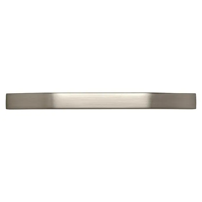 Siro Möbelgriff - Typ Möbelgriff: Bügel, Sonstige, Vernickelt, B x L: 15 x 177 mm - Ein schlichter, breiter silberfarbener Ring mit gebürsteter Oberfläche, ideal für Herren und Damen. Minimalistisches Design für den täglichen Gebrauch.