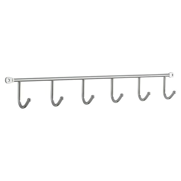 Siro Garderobenleiste 2081-420ZN1 (L x B x H: 420 x 53 x 32 mm, Anzahl Haken: 6 Stk.) | BAUHAUS