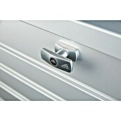 Biohort Garten-Aufbewahrungsbox FreizeitBox 100 (Silber Metallic, 101 x 46 x 61 cm)