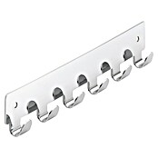 Siro Garderobenleiste 1603-240ZN1 (L x B x H: 240 x 41 x 16 mm, Anzahl Haken: 6 Stk., Verchromt poliert) | BAUHAUS