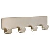 Siro Hakenleiste 2178-156ZN4KV1S (L x H: 156 x 16 mm, Anzahl Haken: 4 Stk., Vernickelt matt) | BAUHAUS