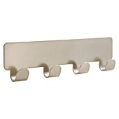 Siro Hakenleiste 2178-156ZN4KV1S (L x H: 156 x 16 mm, Anzahl Haken: 4 Stk., Vernickelt matt) | BAUHAUS