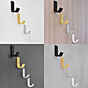 Siro Garderobenhaken (L x B x H: 19 x 54 x 37 mm, Anzahl Haken: 1 Stk., Aluminium, Schwarz) | BAUHAUS
