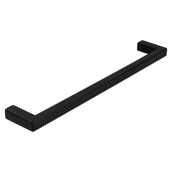 Siro Möbelgriff - Typ Möbelgriff: Bügel, L x B: 168 x 8 mm, Schwarz, Material Möbelgriff: Sonstige - Schwarzer, eckiger Möbelgriff, ideal für moderne Küchen und Bäder. Das schlichte Design verleiht jedem Raum einen Hauch von Eleganz und Stil.