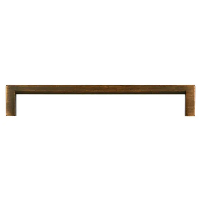 Siro Möbelgriff - Typ Möbelgriff: Bügel, L x B: 168 x 8 mm, Goldgelb, Material Möbelgriff: Sonstige - Brauner Türrahmen mit einer subtilen Textur. Ein robuster und stilvoller Rahmen, ideal für jeden Eingangsbereich und jedes Interieur.
